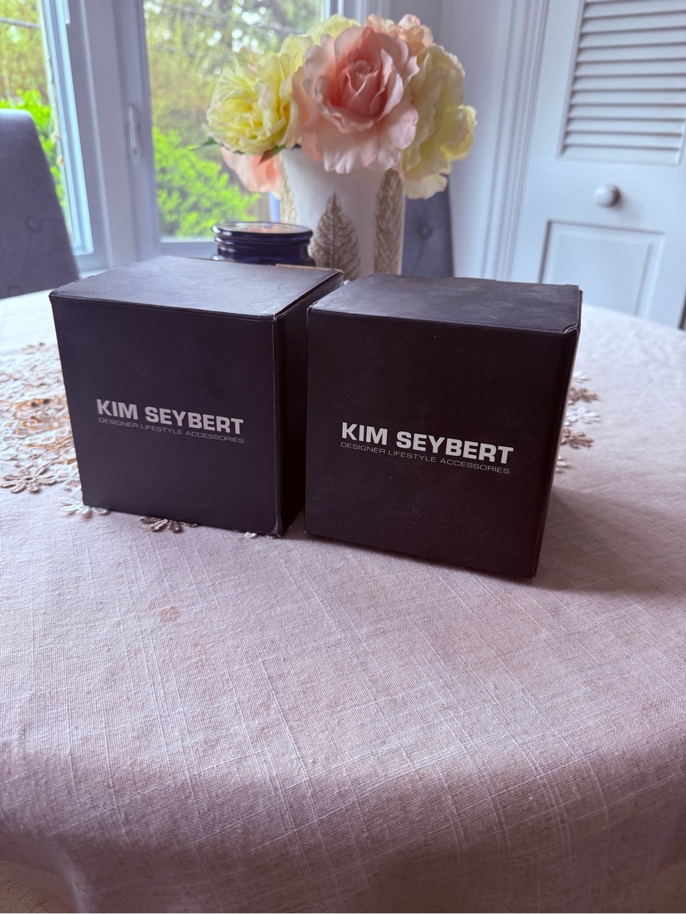 Kim Seybert Black Brand Care Card